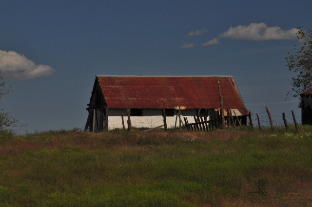 old farm buildings
